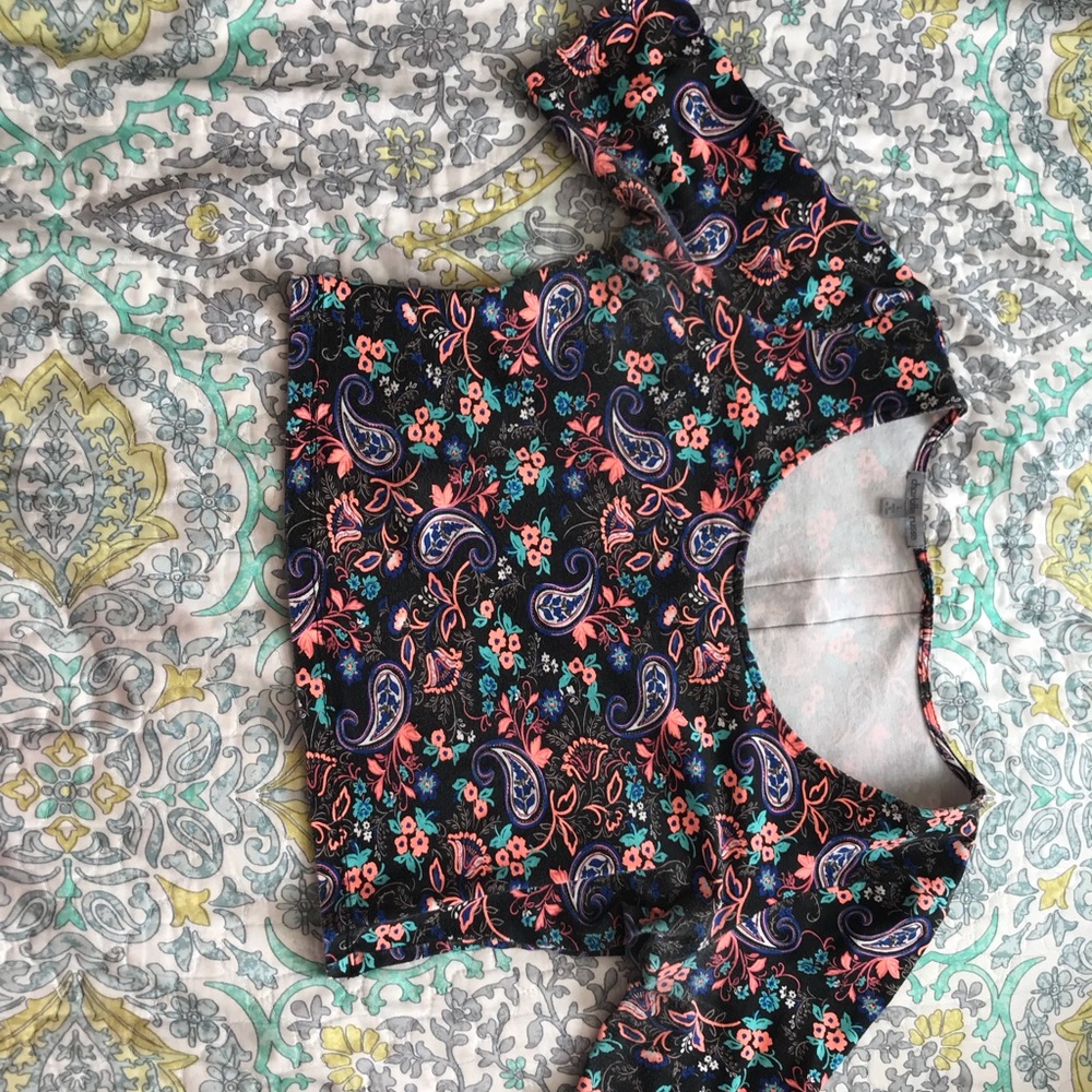 Colorful crop top